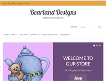 Tablet Screenshot of bearlanddesigns.com